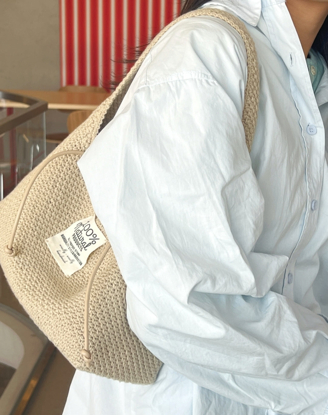 Handmade Linen Woven Bag