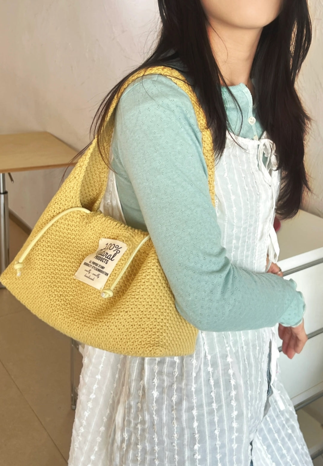 Handmade Linen Woven Bag