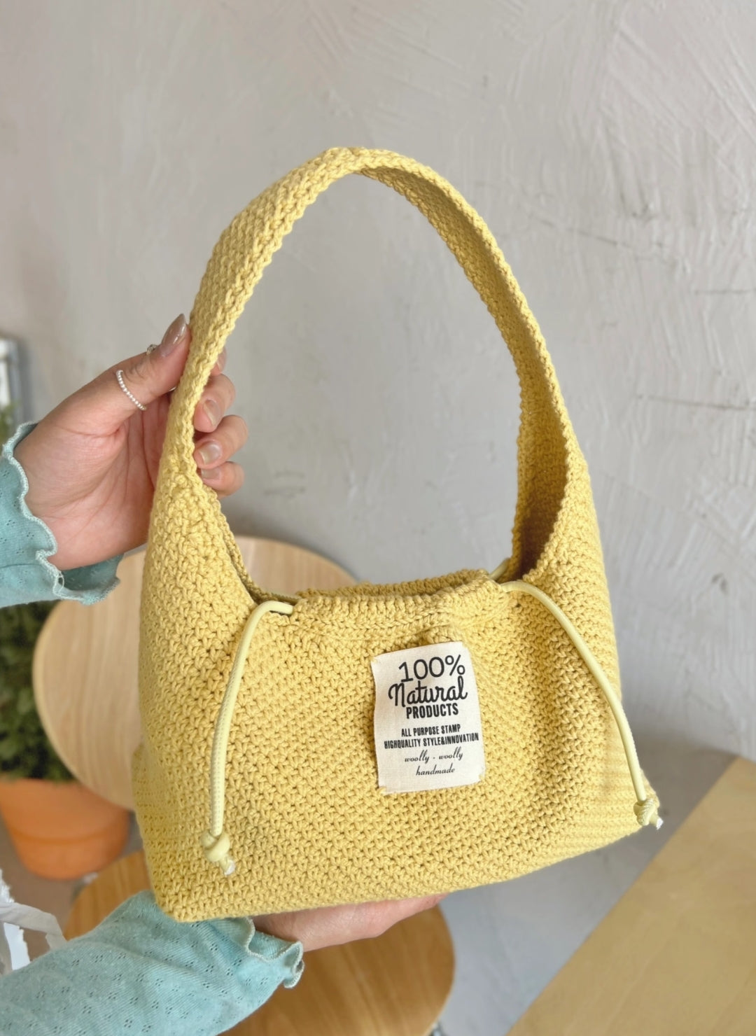 Handmade Linen Woven Bag